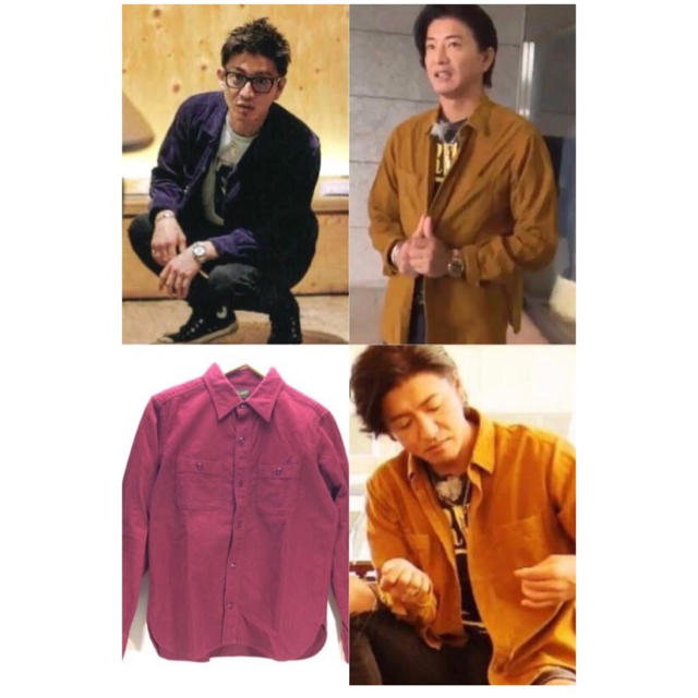 TENDERLOIN - キムタク着 テンダーロイン シャモアクロスシャツ ワイン