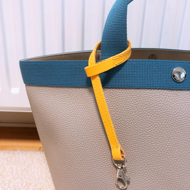 Herve Chapelier - ハンドメイド レザーストラップ ジョーヌ イエロー