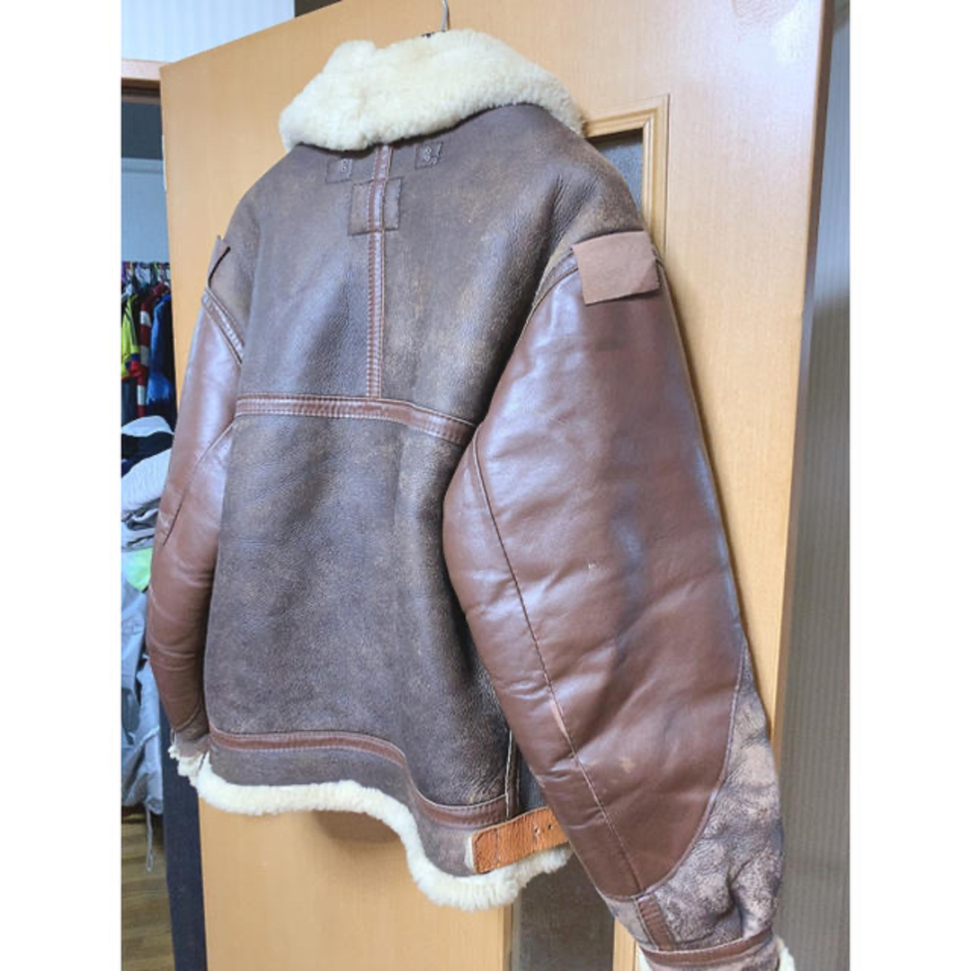 THE REAL McCOY'S - 難あり 激レア B3 大戦 当時物 インシグニアレザー