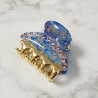 acca（バレッタ/ヘアクリップ ・ ブルー・ネイビー/青色系）のフリマ