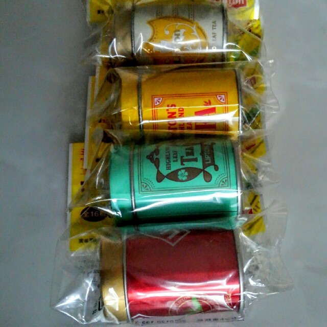 リプトン ミニチュアTeaパーティーコレクション ミニ紅茶缶 4種セット