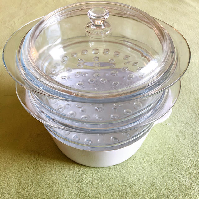 リュミナルク ガラス製蒸し器の通販 by 嬉しい楽しい大好き's shop｜ラクマ