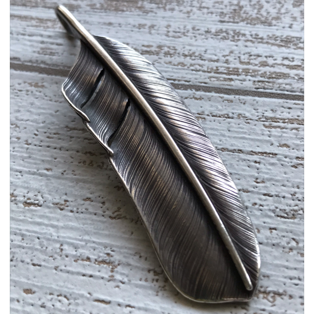 希少 LYNCH SILVERSMITH 廃盤フェザー L size