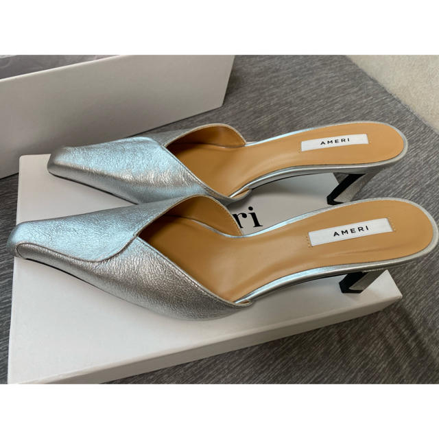 ameri vintage LITTLE SQUARE TOE MULE L