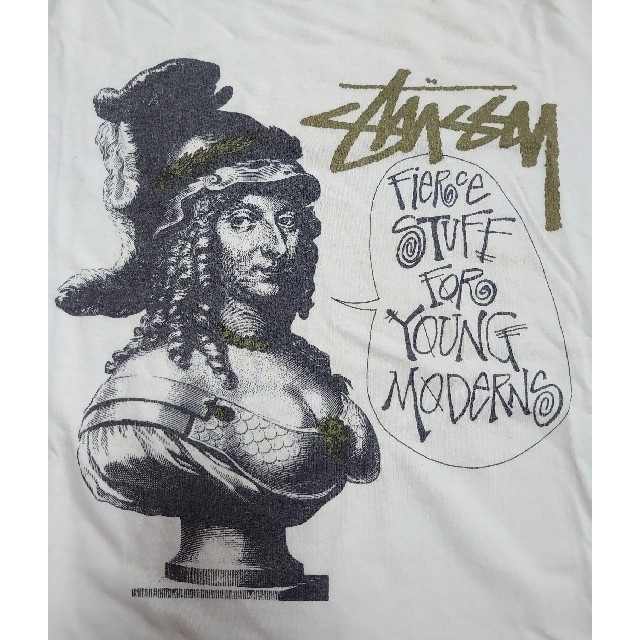 STUSSY - 激レア 紺タグ 90s Stussy Tee ラスタ 8ボール フォトTeeの