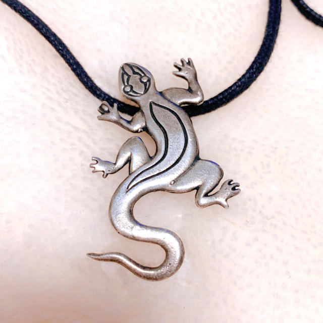 agnes b. - 【agnes b.】アニエスベー トカゲ レザーネックレス 美品