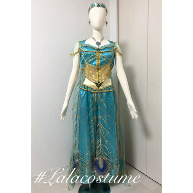 新品未使用☆*。 実写版 ジャスミン ドレス フルセットの通販 by