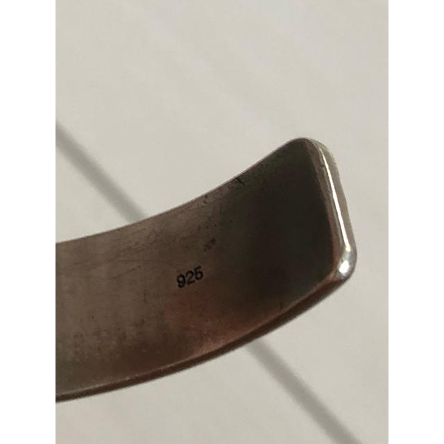 UNDERCOVER - UNDERCOVER アンダーカバー GIZ柄シルバーバングル 緊急