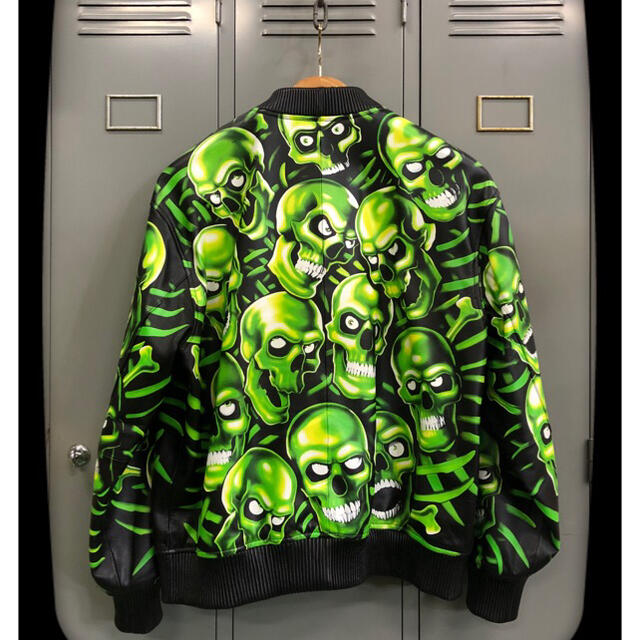 Supreme - Supreme Skull Pile Leather Bomber Jacketの通販 by