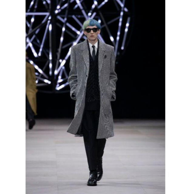 CELINE - 新品 celine 19AW 千鳥ロングオーバーコートセリーヌ 44