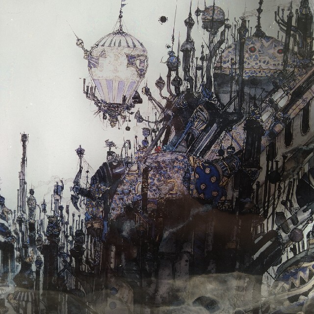 天野喜孝:街】アクリルボードの通販 by あひる's shop｜ラクマ