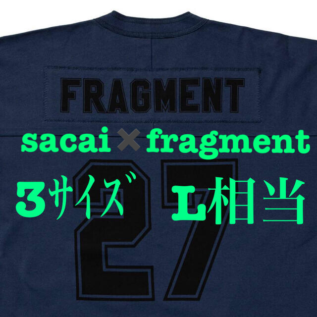 sacai - 3サイズ sacai x fragment designの通販 by コウタロー's shop