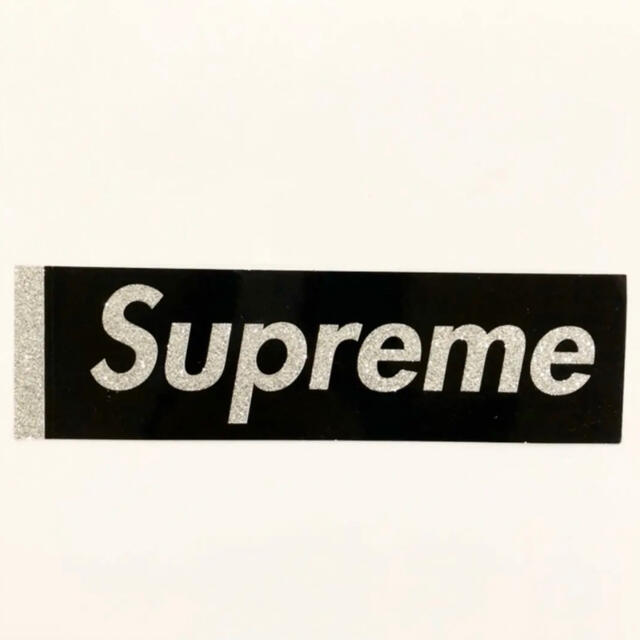 Supreme - SUPREME ラメ ロゴステッカー 黒 NY店購入 ☆レアの通販 by