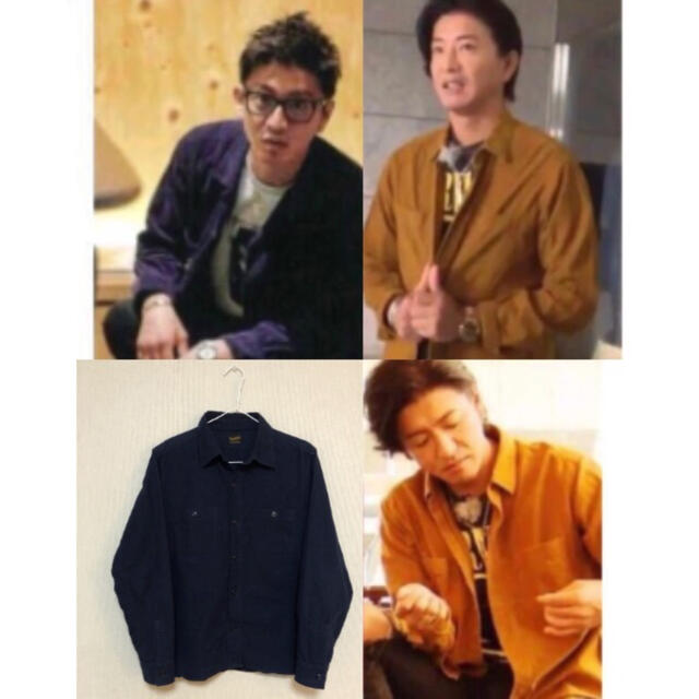 TENDERLOIN - キムタク着 テンダーロイン シャモアクロスシャツ ブルー