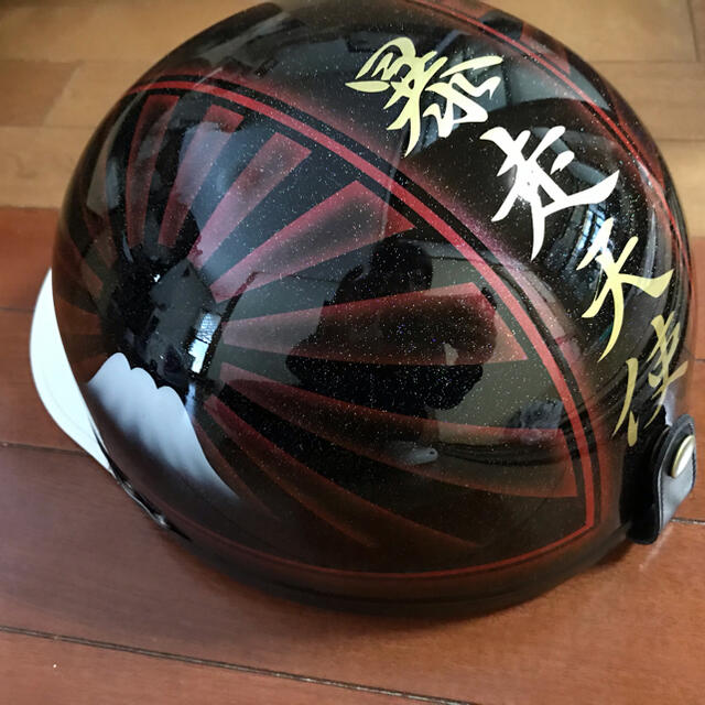 7色ラメ 富士日章 コルク半 ヘルメットの通販 by paint｜ラクマ