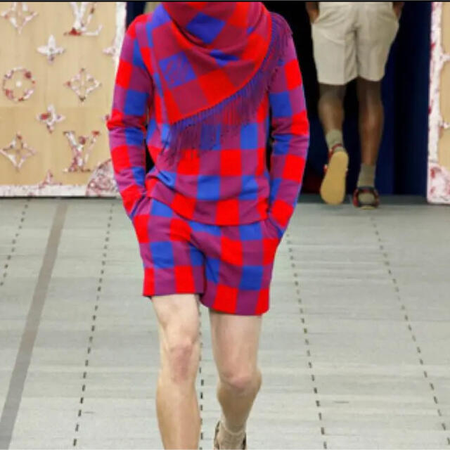 LOUIS VUITTON - ルイヴィトン マサイチェックラグ dior offwhite