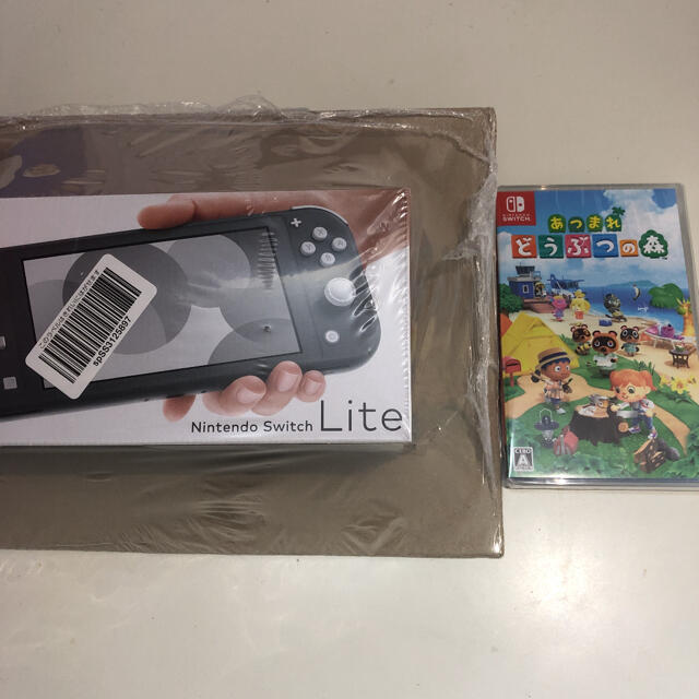 Nintendo Switch light グレー どうぶつの森