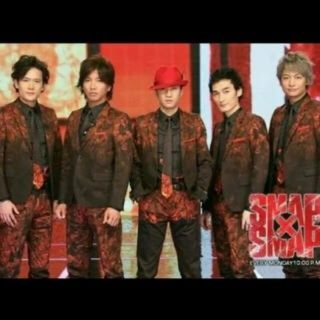 SMAP着用/Paul smith 赤薔薇ライダースジャケット SMAP着用/Paul smith