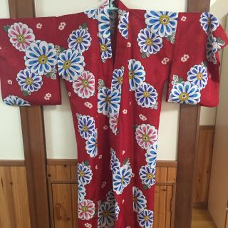 ANNA SUI】 アナスイ 浴衣 ピンク オフホワイト 薔薇 バラ 花 ANNA SUI