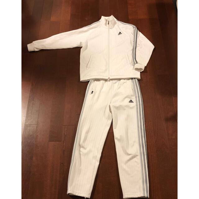 adidas - adidas アディダス ジャージ 上下 白 Lサイズの通販 by あっ