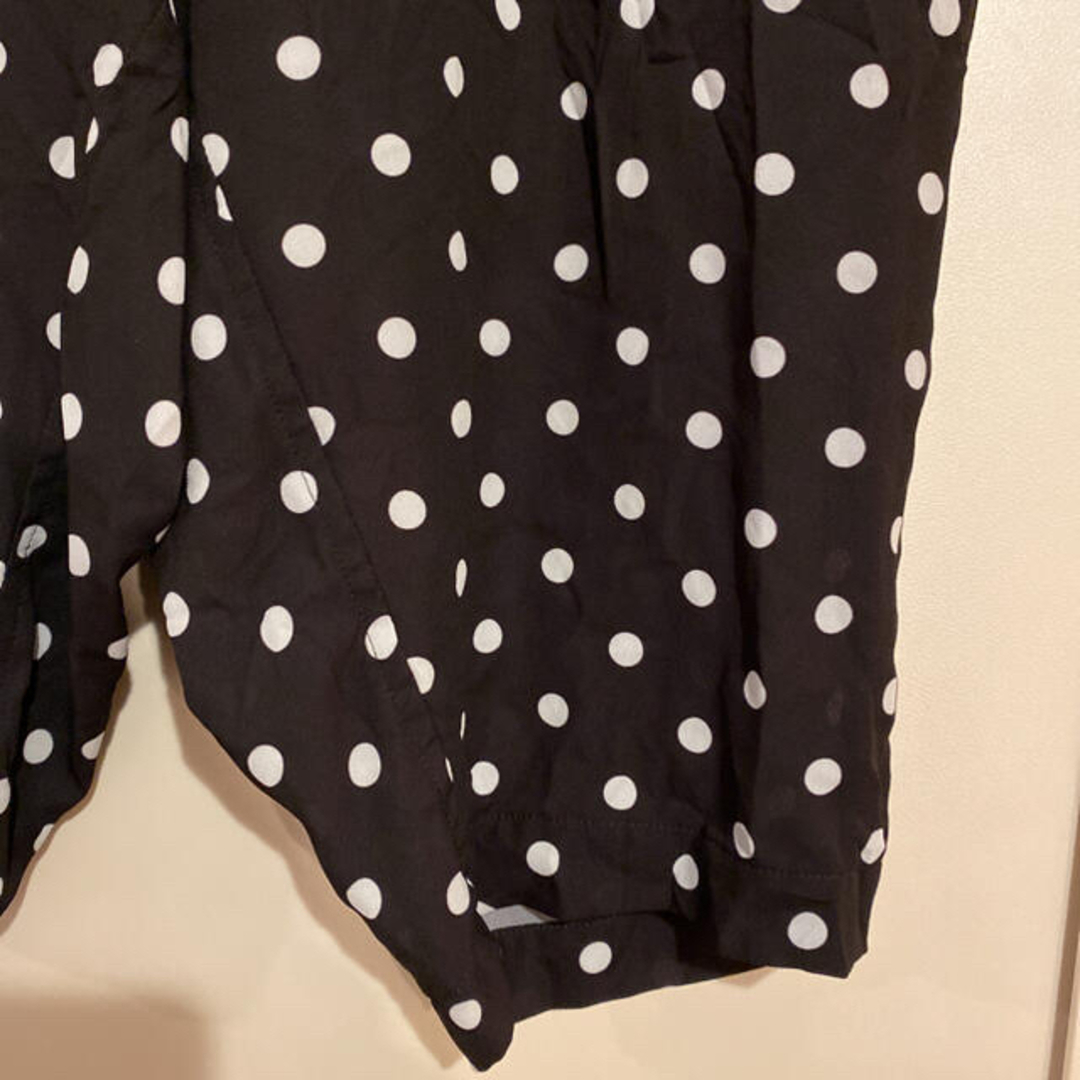 COMME des GARCONS - コムコム コムデギャルソン 水玉パンツ 黒 ドット