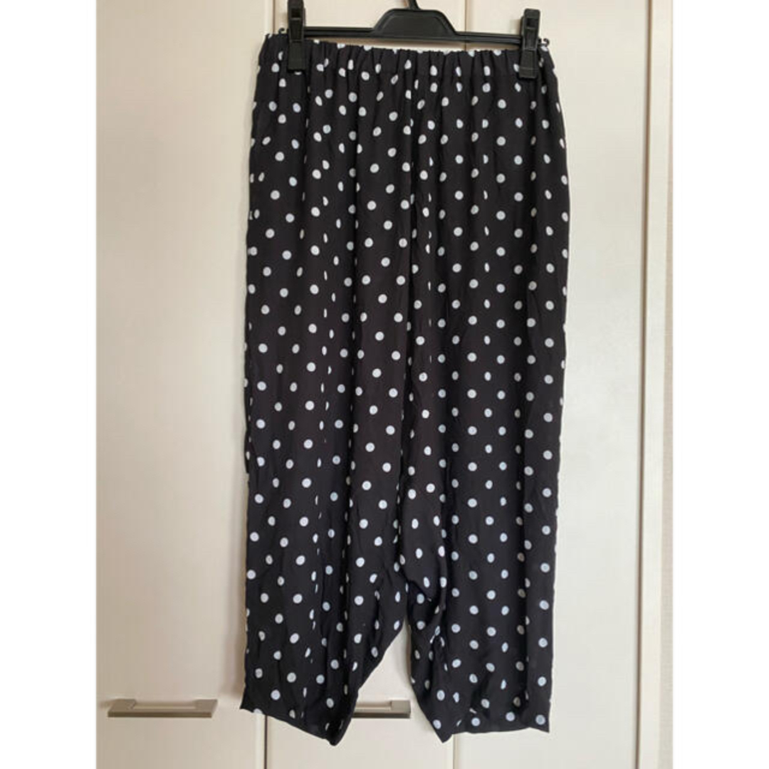 COMME des GARCONS - コムコム コムデギャルソン 水玉パンツ 黒 ドット