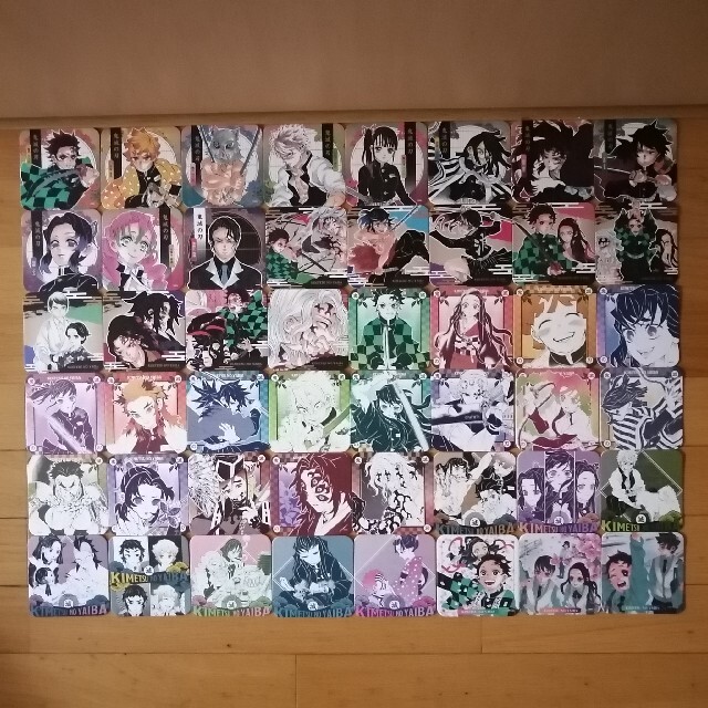鬼滅の刃 アートコースター◇第二弾 全45種＋ボックス封入特典3種入 48