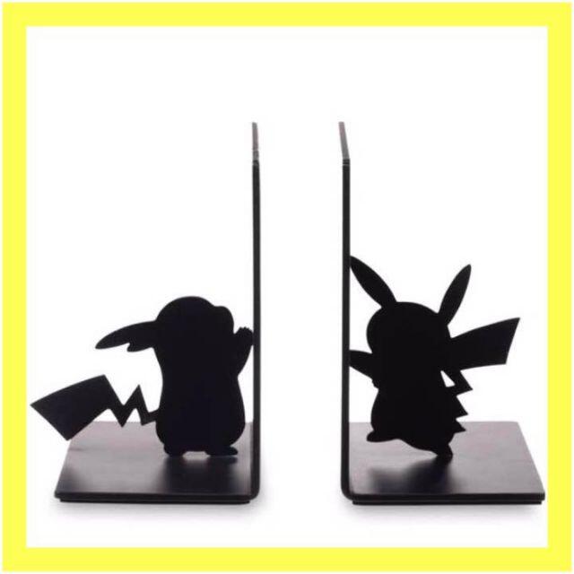 海外ポケモンセンター限定 ピカチュウ型ブックスタンド2個セット 本棚