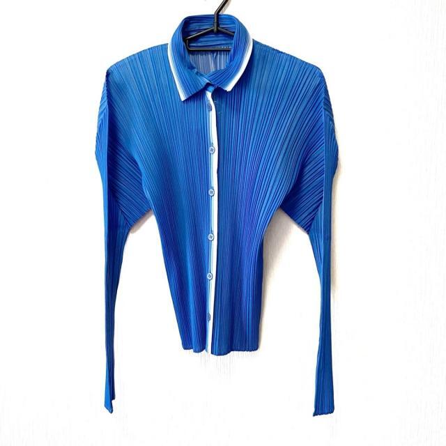PLEATS PLEASE ISSEY MIYAKE - プリーツプリーズ 長袖シャツブラウス 3