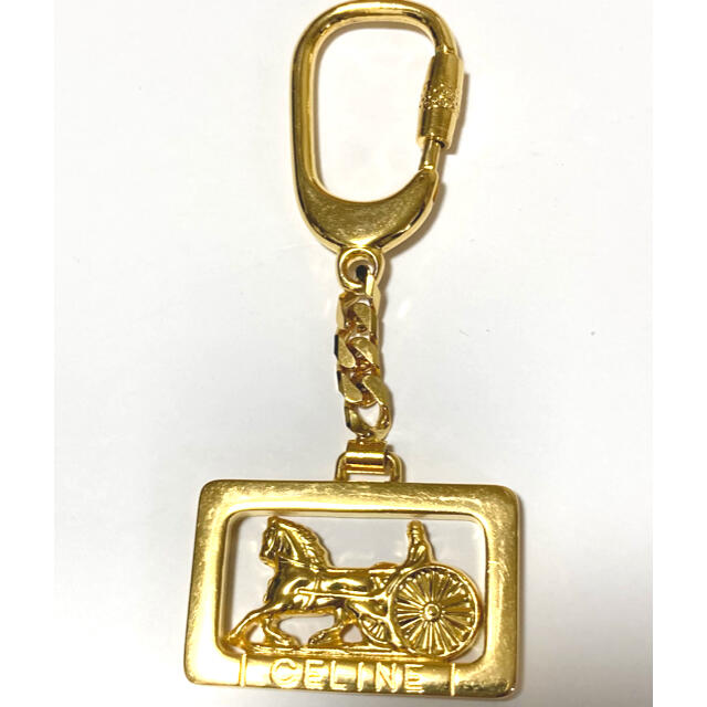 CELINE - オールド セリーヌ キーホルダー 馬車金具 ホースキャリッジ