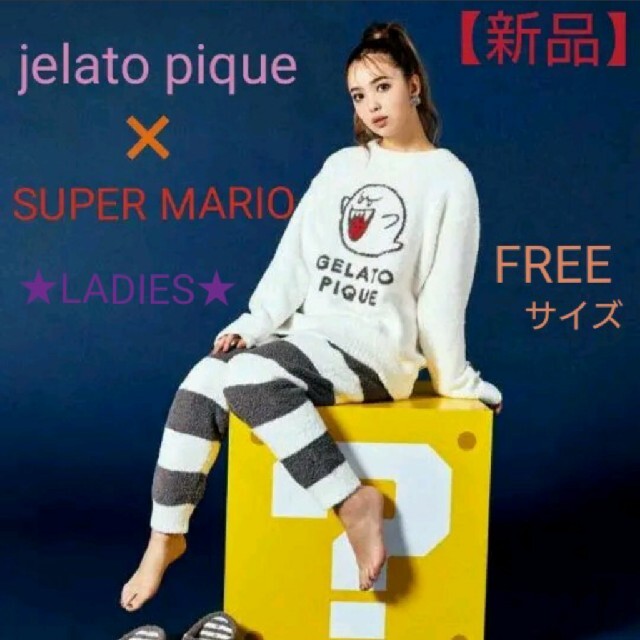 gelato pique - ジェラートピケ×スーパーマリオ テレサ ジャガード