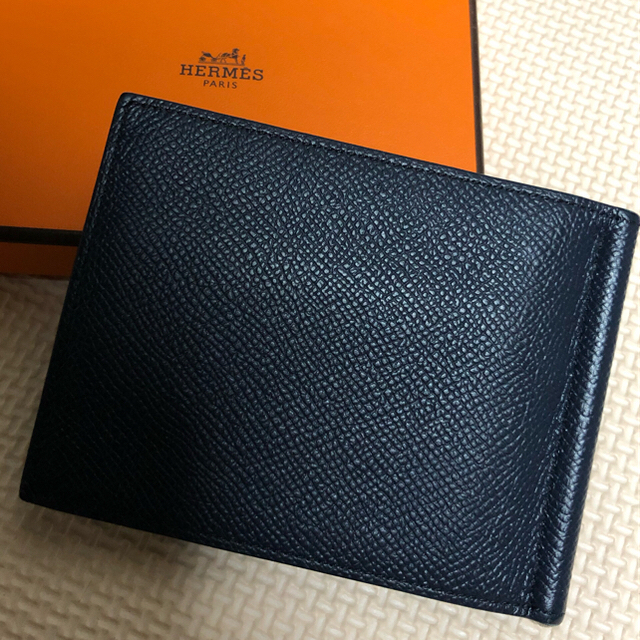 HERMES - エルメス HERMES マネークリップ 二つ折り財布 カードケース