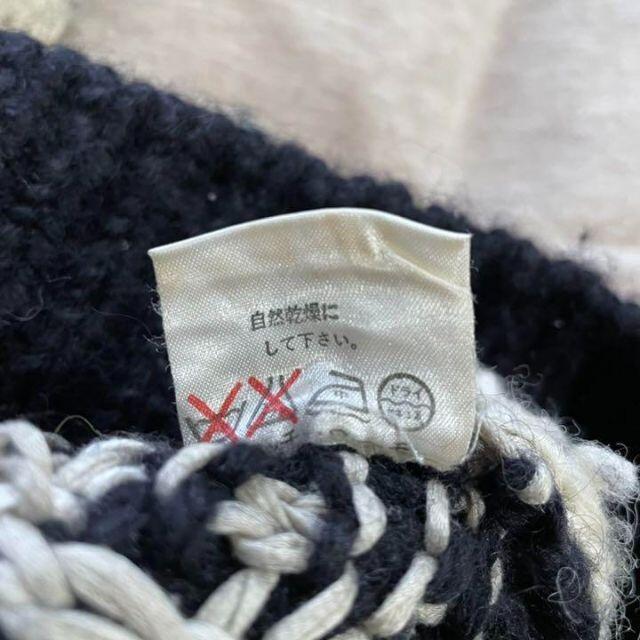 超希少】konishi yoshiyuki ハンドニット ブラック ホワイト