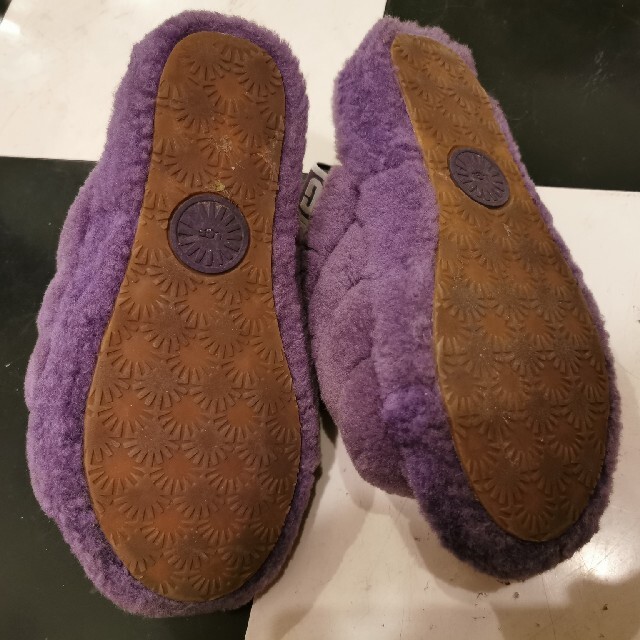 UGG - 美品 UGG ファーサンダル パープル 24cmの通販 by chicchi's