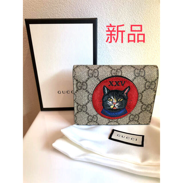 GUCCI - 新品・未使用 GUCCI ミスティックキャット 折り財布の通販 by