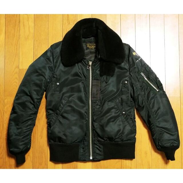 MARKAWEAR - 美品 MARKA BLACK LABELマーカ フライトジャケット 黒 Sの