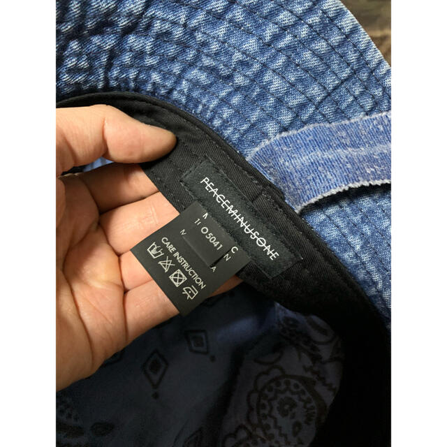 PEACEMINUSONE - peaceminusone PMO DENIM BUCKET HAT BLUEの通販 by