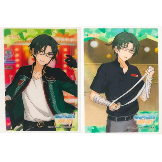 新品☆あんスタ☆紅月【蓮巳敬人】クリアカード☆2点セットの通販 by