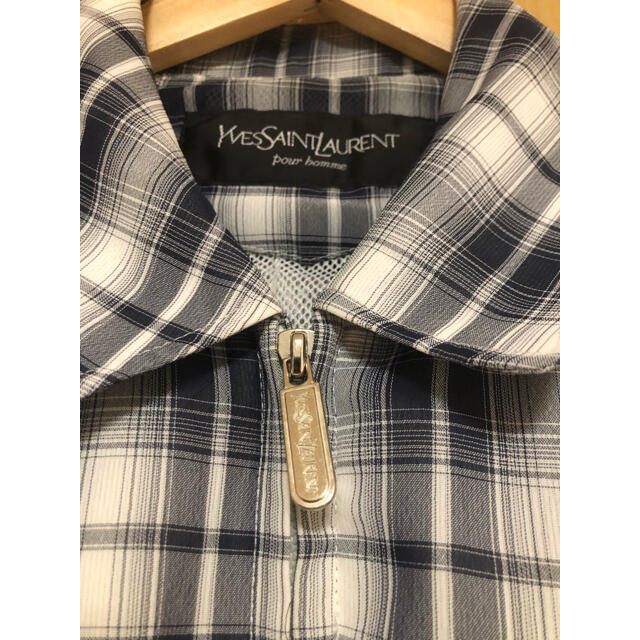 SAINT LAURENT - YSL イブサンローラン スウィングトップ ブルー