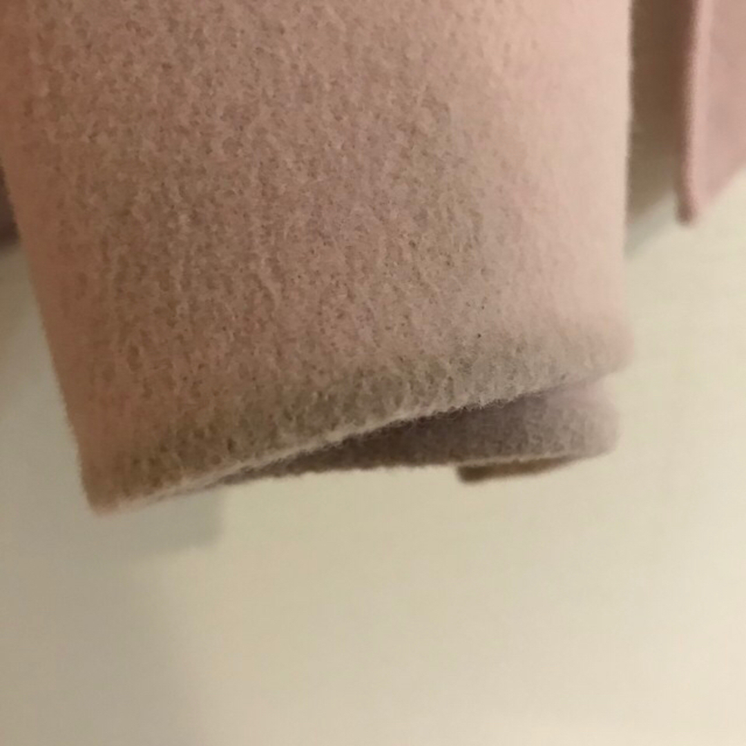 UNITED ARROWS - ピンク リバーVノーカラーコート ユナイテッド