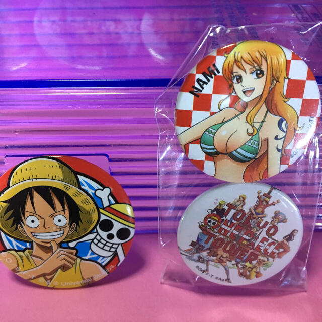 ONE PIECE 缶バッジ 麦わらの一味 東京ONE PIECEタワー の通販 by