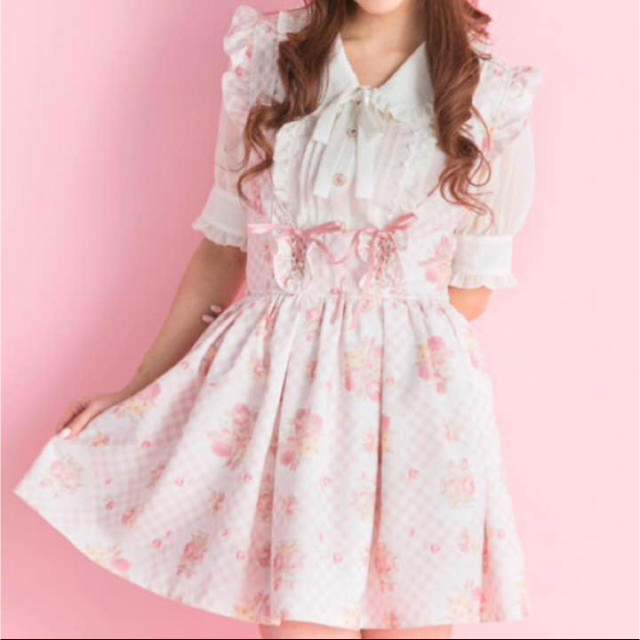 LIZ LISA - リズリサ リズメロ ジャンスカ 水色の通販 by はるる's