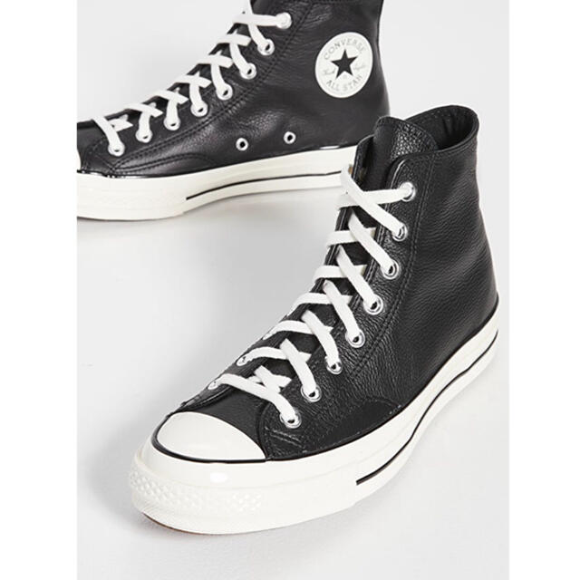 CONVERSE - CT70 レザー ブラック ハイカット チャックテイラー 27.5cm