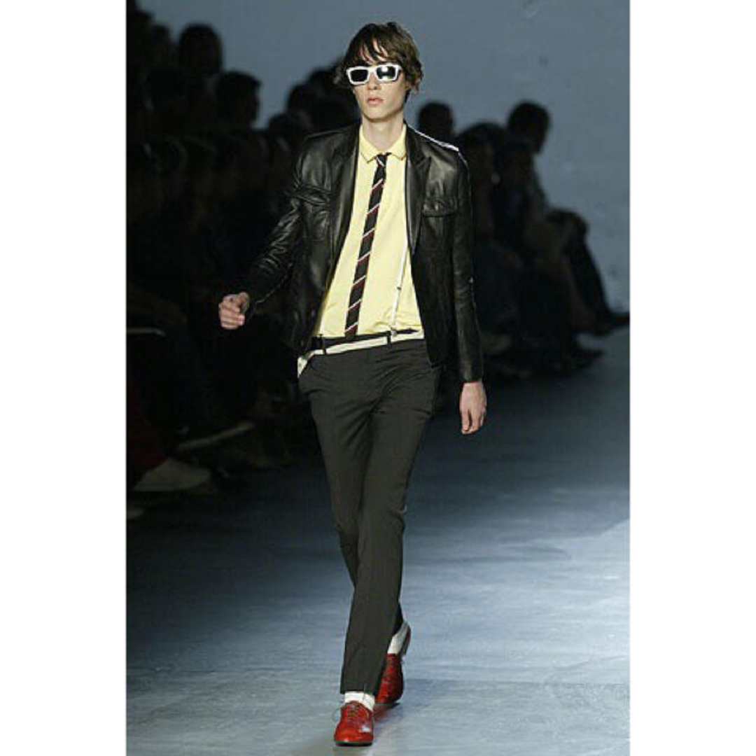 DIOR HOMME - 2006SS Dior Homme エディ期 フック式 細幅 レジメンタル