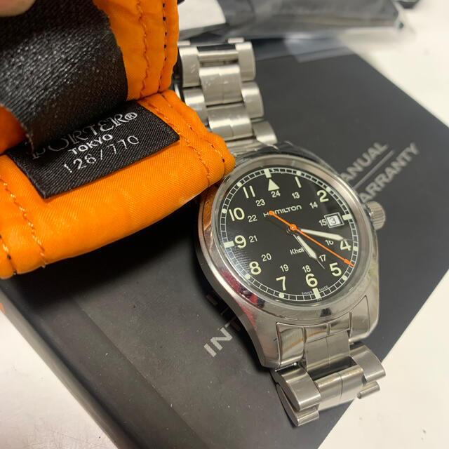 Hamilton - HAMILTON×PORTER/KHAKI/吉田カバン77周年記念モデル/自動巻