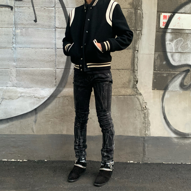 SAINT LAURENT - 【名作】Saint Laurent Paris Teddy Jacket 46の通販