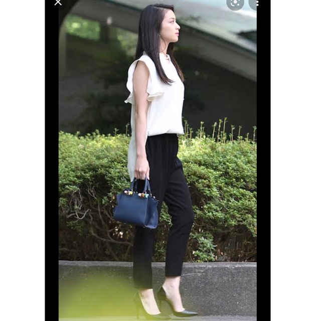 BARNEYS NEW YORK - 新品ヨーコチャン☆ 上下BLACK スカラップフリル