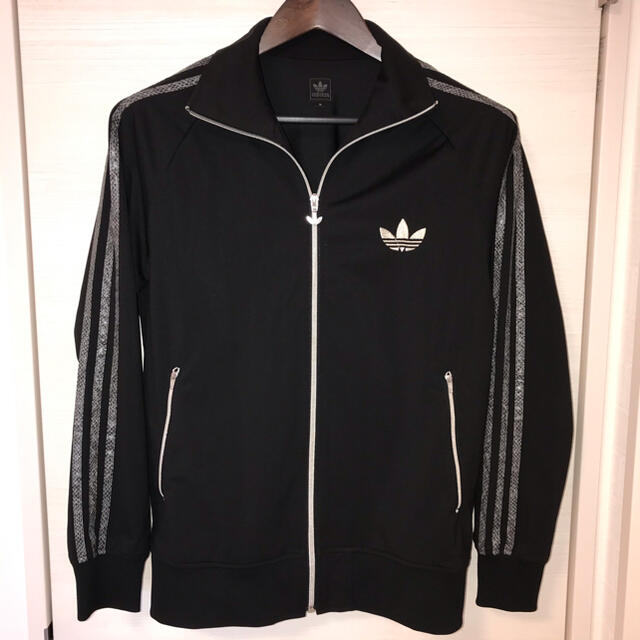 adidas - 数回着用 アディダス adidas ジャージ 黒 ヘビ柄 蛇柄