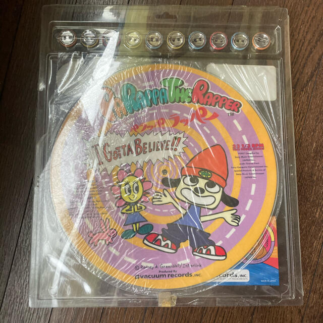 パラッパラッパー I Gotta Believe!! 円形レコード パラッパラッパー I