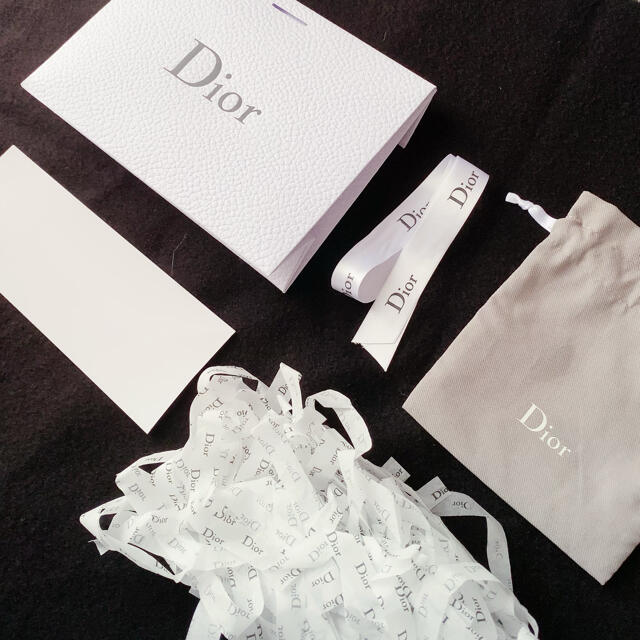 Dior - DIOR コスメ用 中身なし 空箱 ギフトラッピングセット 巾着付き